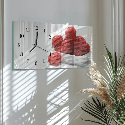Orologio rettangolare Lamponi