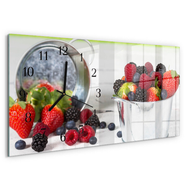 Orologio rettangolare Frutti di bosco