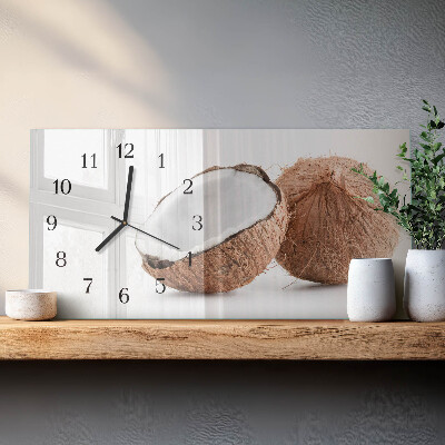 Orologio rettangolare Noci di cocco
