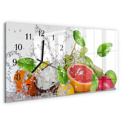 Orologio rettangolare Frutta sull'acqua