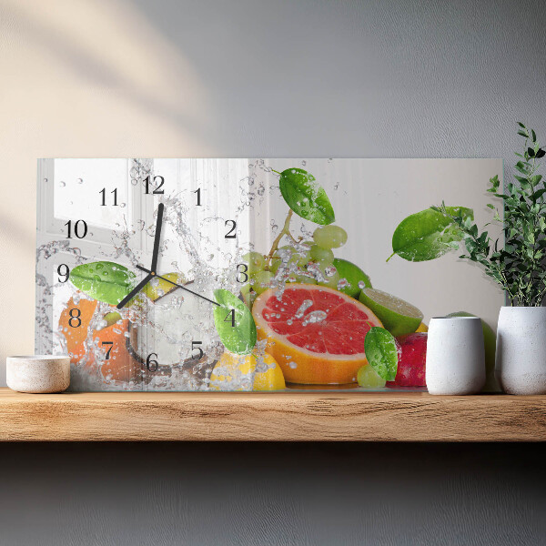 Orologio rettangolare Frutta sull'acqua