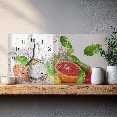 Orologio rettangolare Frutta sull'acqua