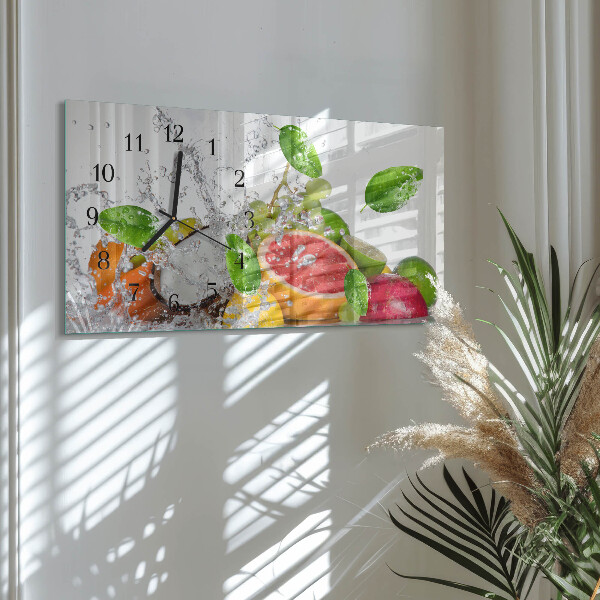 Orologio rettangolare Frutta sull'acqua