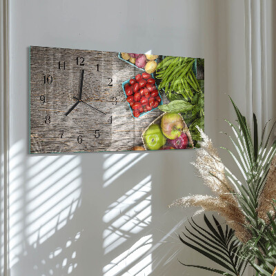 Orologio rettangolare Verdure