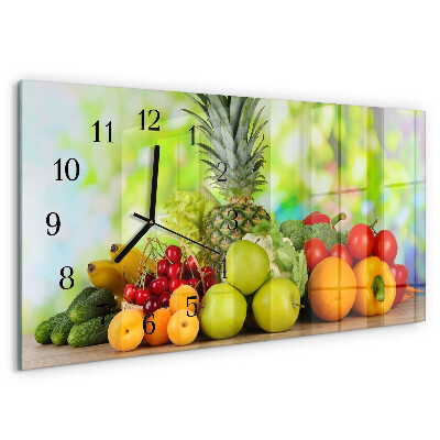 Orologio rettangolare Frutta e verdura