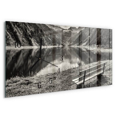 Orologio rettangolare Montagne tranquille