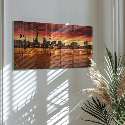 Orologio rettangolare Tramonto