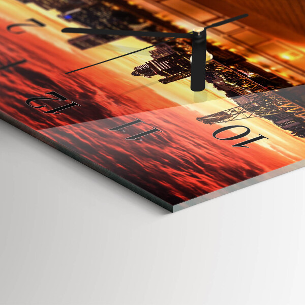Orologio rettangolare Tramonto