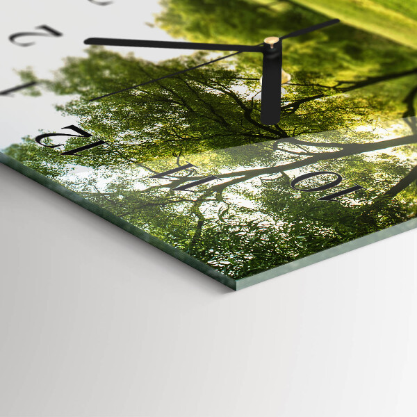 Orologio rettangolare Il verde della natura