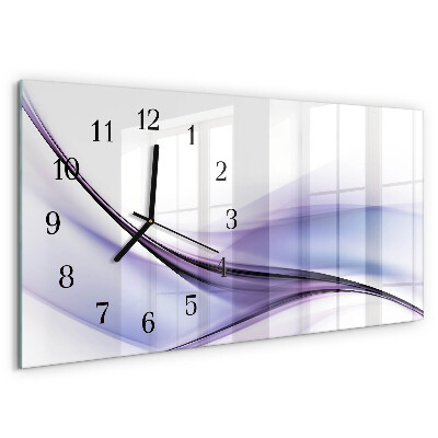 Orologio rettangolare Onde di colore