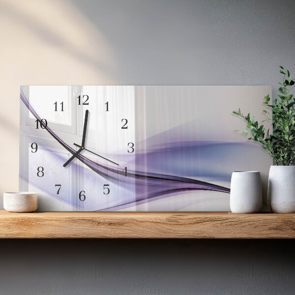 Orologio rettangolare Onde di colore