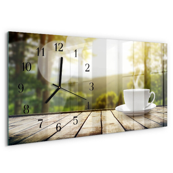 Orologio rettangolare Caffè
