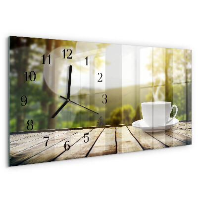 Orologio rettangolare Caffè