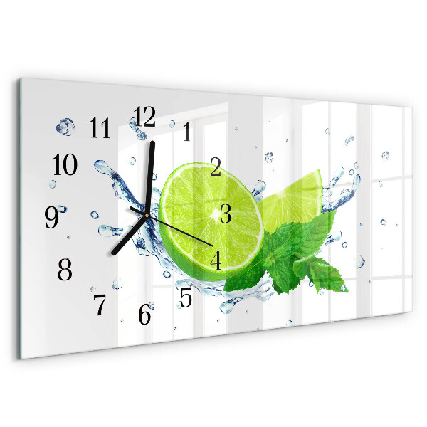 Orologio rettangolare Menta al limone