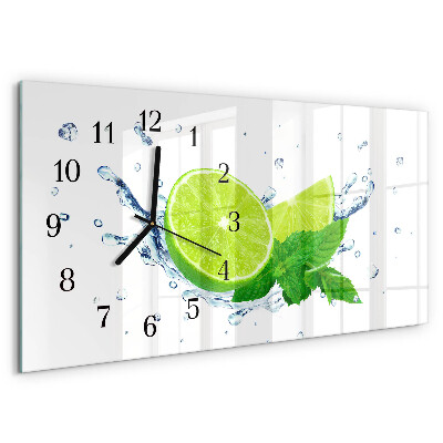 Orologio rettangolare Menta al limone