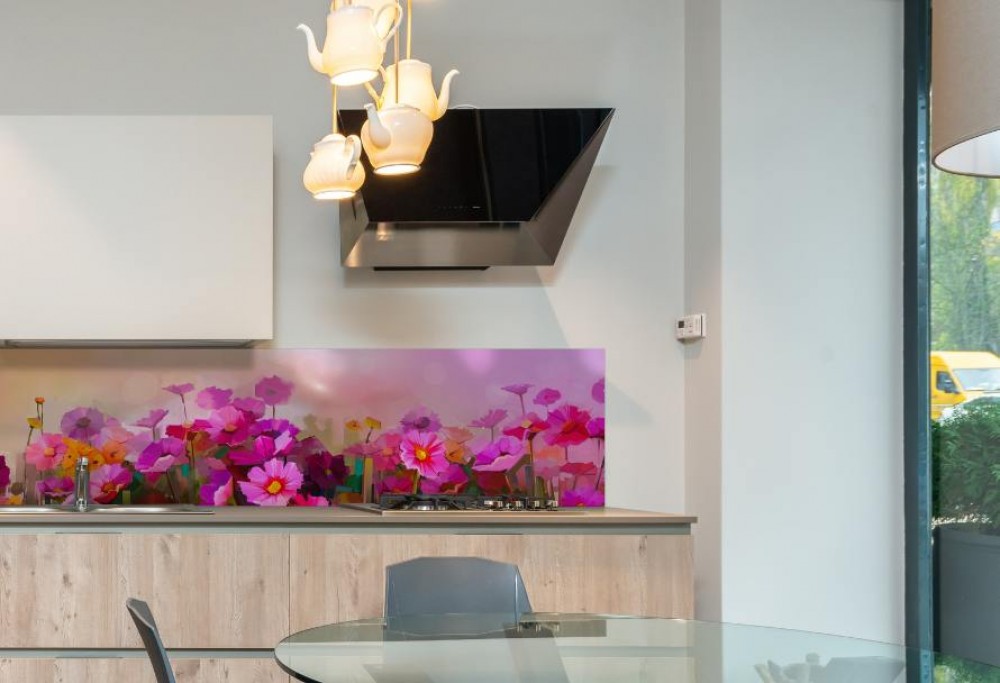 pannelli in vetro per la cucina