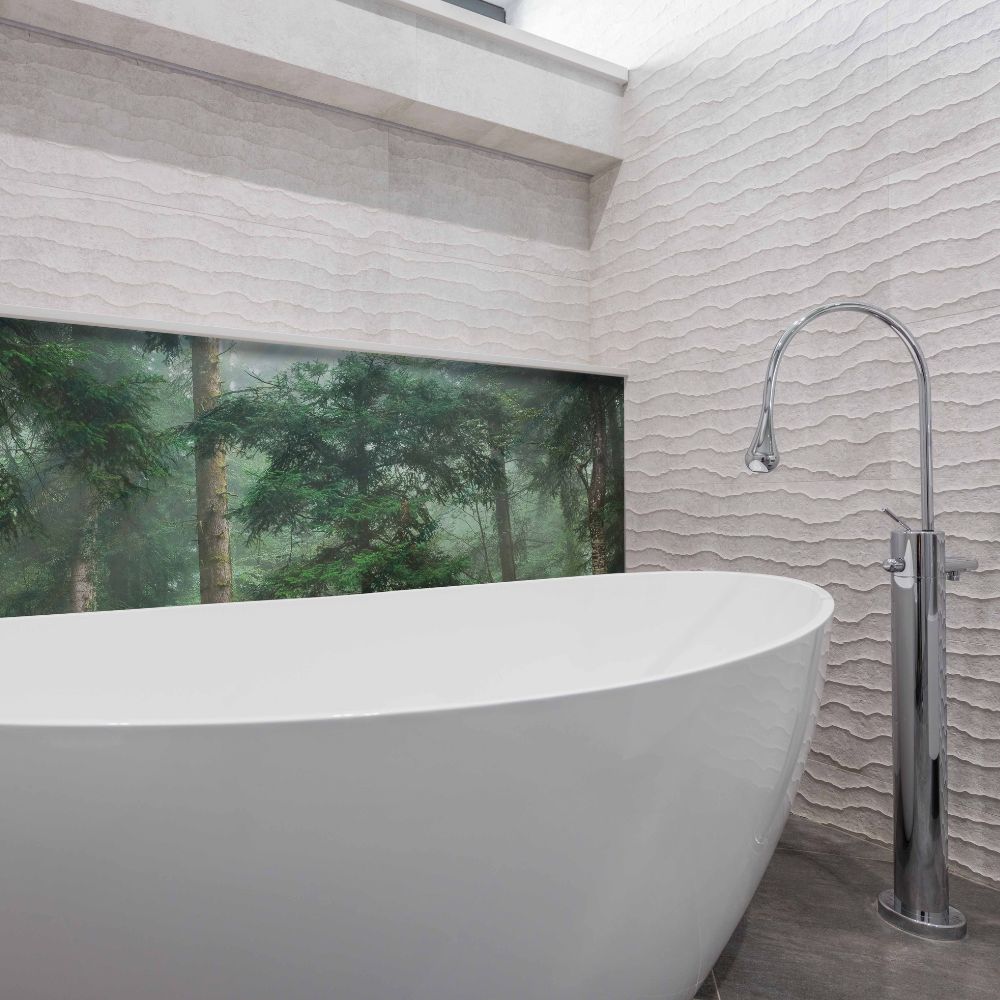 Pannelli in vetro per bagno