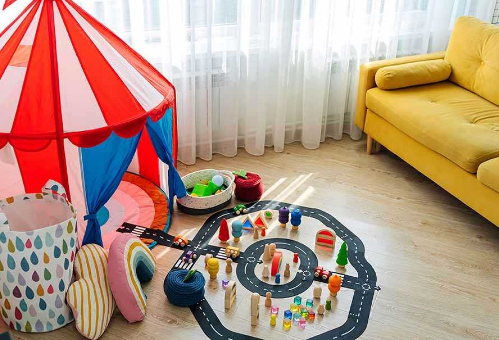 Come organizzare un angolo giochi per un bambino?