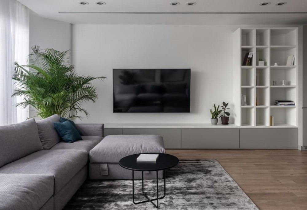 parete con televisore