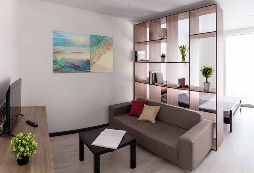 Come conciliare il soggiorno con la camera da letto?